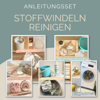 "Stoffwindeln reinigen" - Anleitungsset